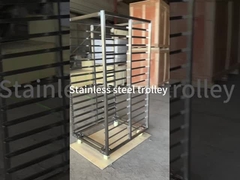 Stainless steel trolley